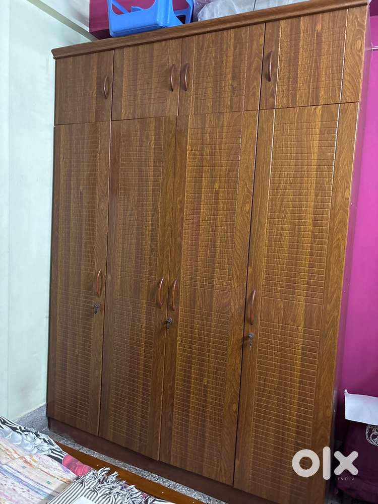 4 door wooden wardrobe with loft grom Modfurn