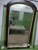 Wooden Frame Wall Mirror - Good Condition