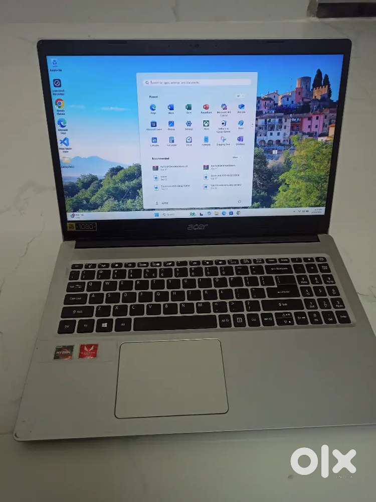 Acer  Ryzen 5 3300u 20GB DDR4 Ram 512GB NVME SSD