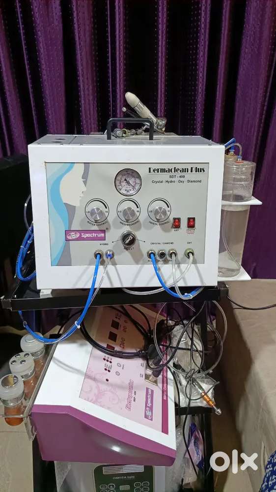Hydra Facial + Electropartion Ultrasonic Machine + Omega Light Combo