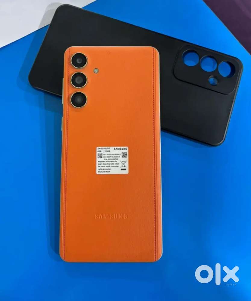 Samsung F55 ( orange premium ) A1 Condition only 5 month old phone.