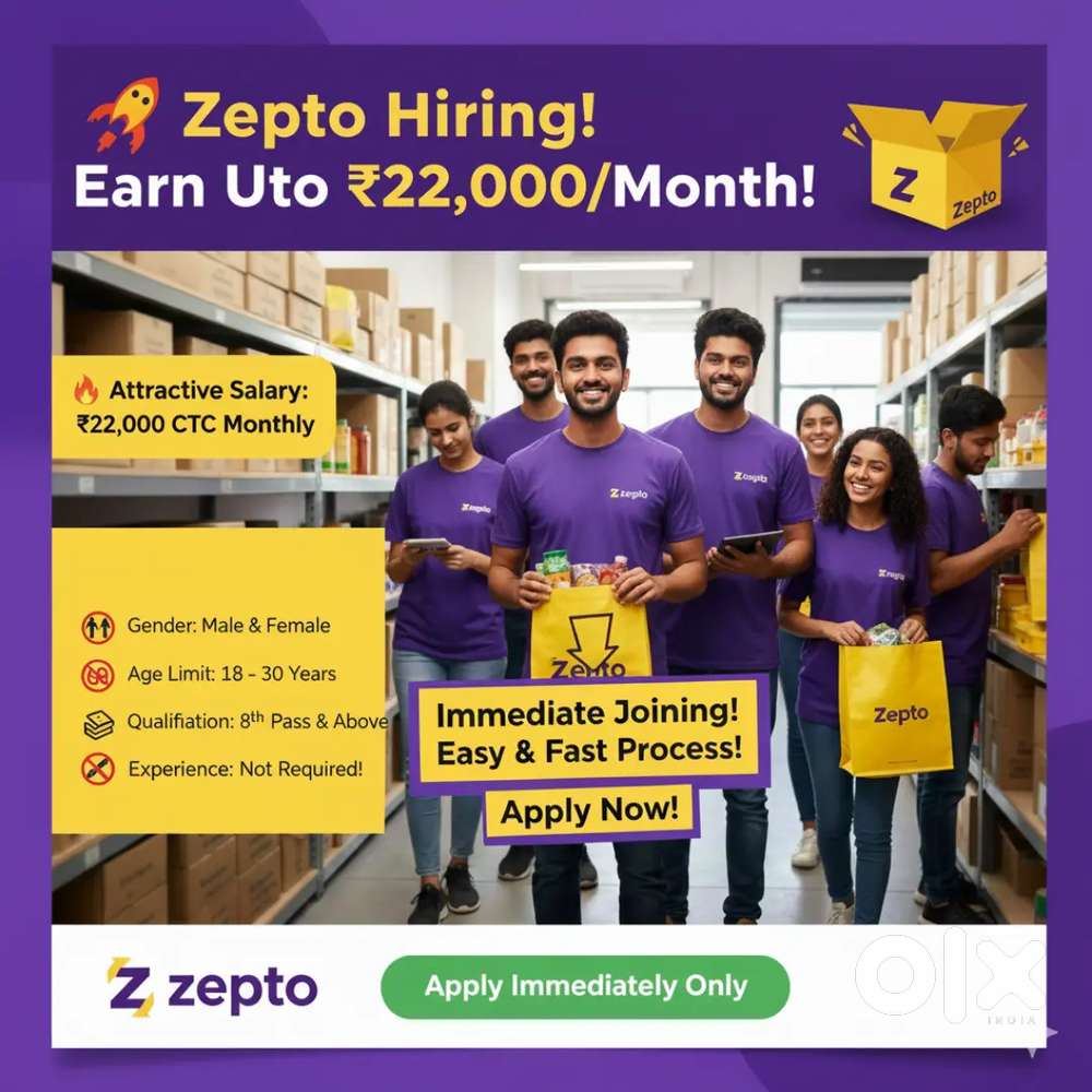 Immediate Joining! Picker & Packer job. High salary offer.