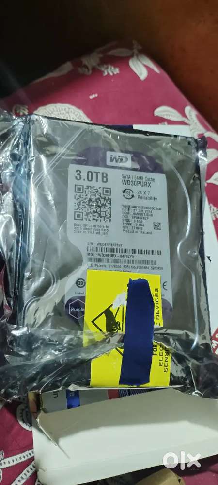 WD 3TB Purple Surveillance hard disk