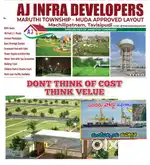 MUDA APPROVED PLOTS FOR SALE IN MACHILIPATNAM PORT ROAD