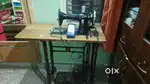 Usha Merritt Sewing Machine with Table & Motor – Excellent Condition