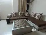 6 seater sofa with center table