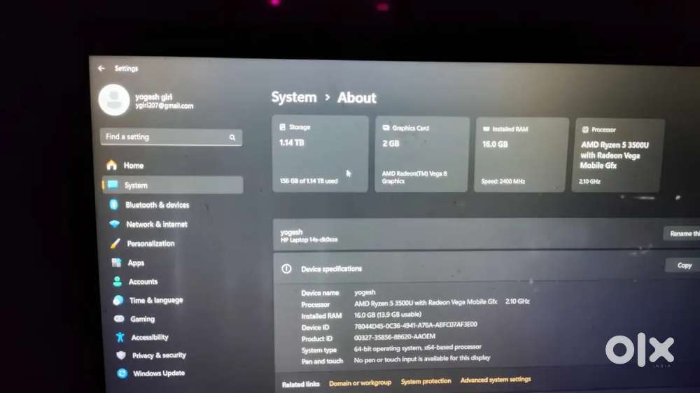 Hp laptop good condition