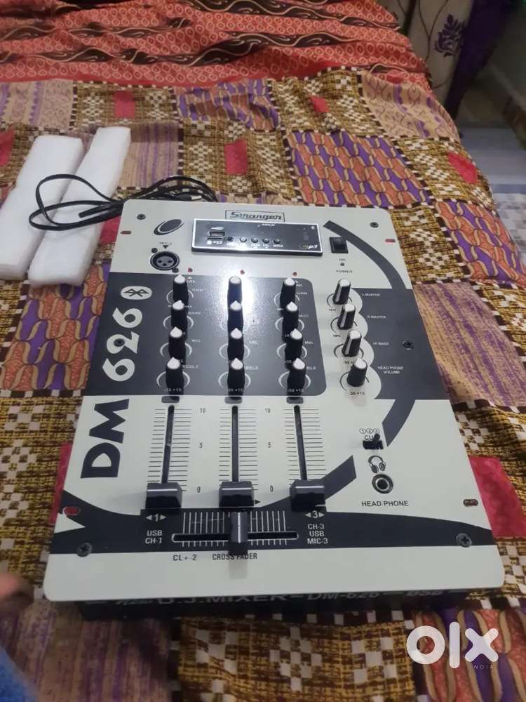 DJ MIXER 3 CHANNAL STRANGER HIGH QUALITY SOUND OUTPUT