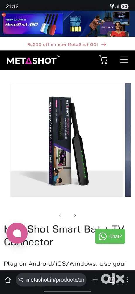 MetaShot Smart Bat + TV Connector