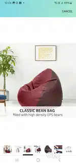2 bean bags in good condition
