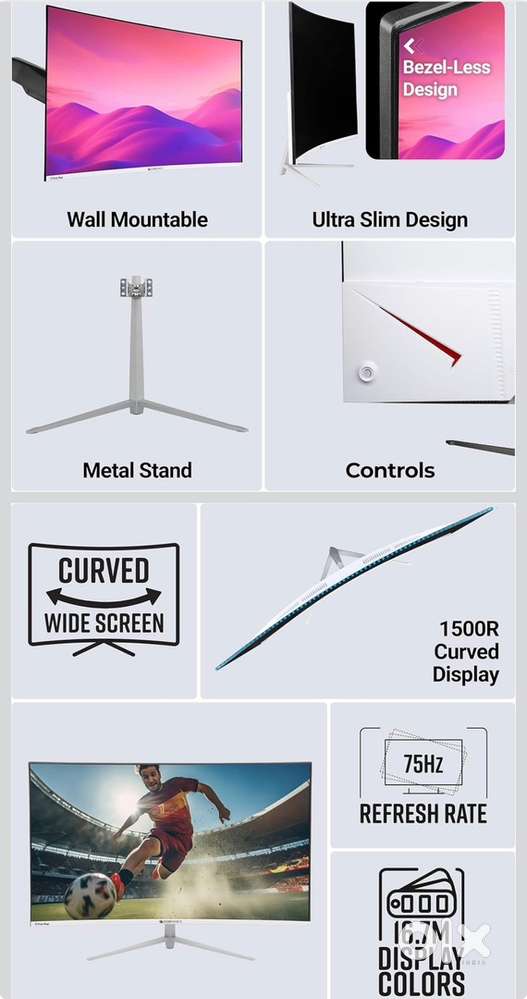 Zebronics 32 inch curved monitor