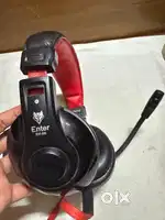 Enter EH-88 HeadSet with Mic (black and Red)