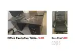 Office Table and Chair 5*2.5 Feet