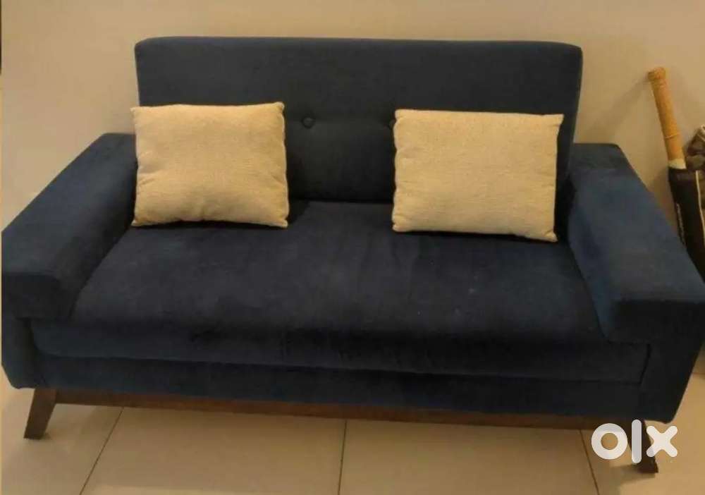 Solid wood 2 seater sofa