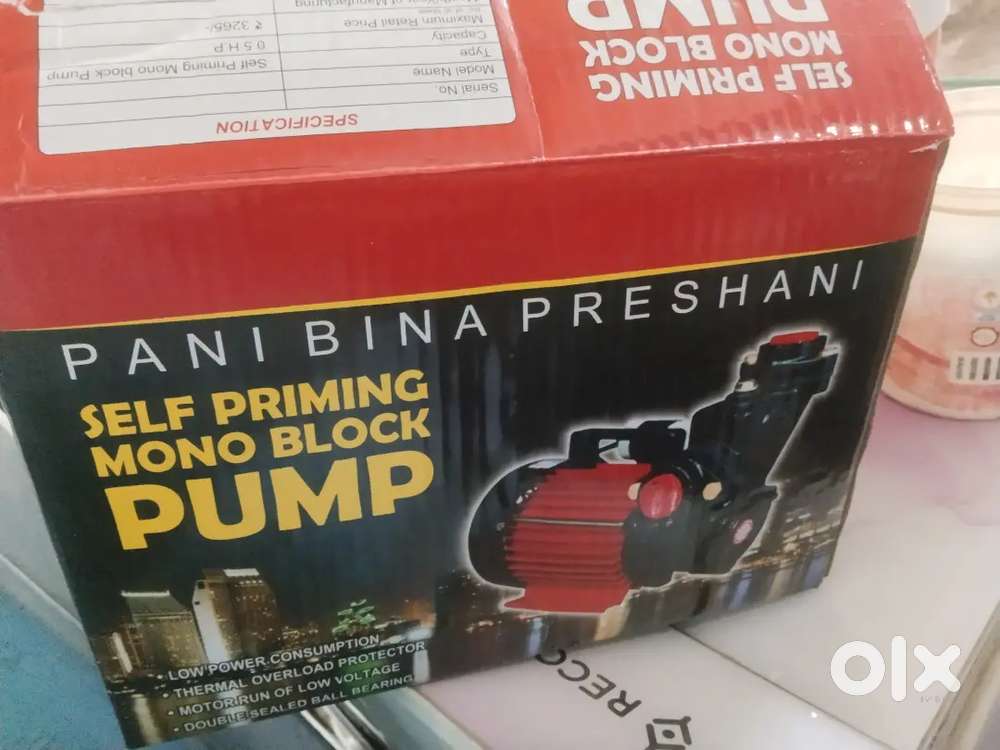 Water motor half hp