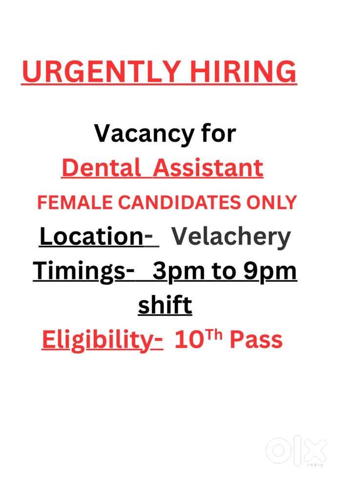 Dental assistant active and brisk person