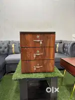 Brand new 3 drawer side table