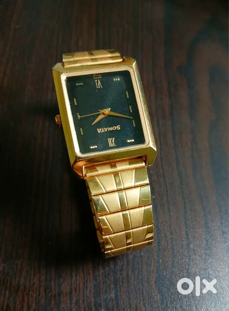 Sonata Gold watch