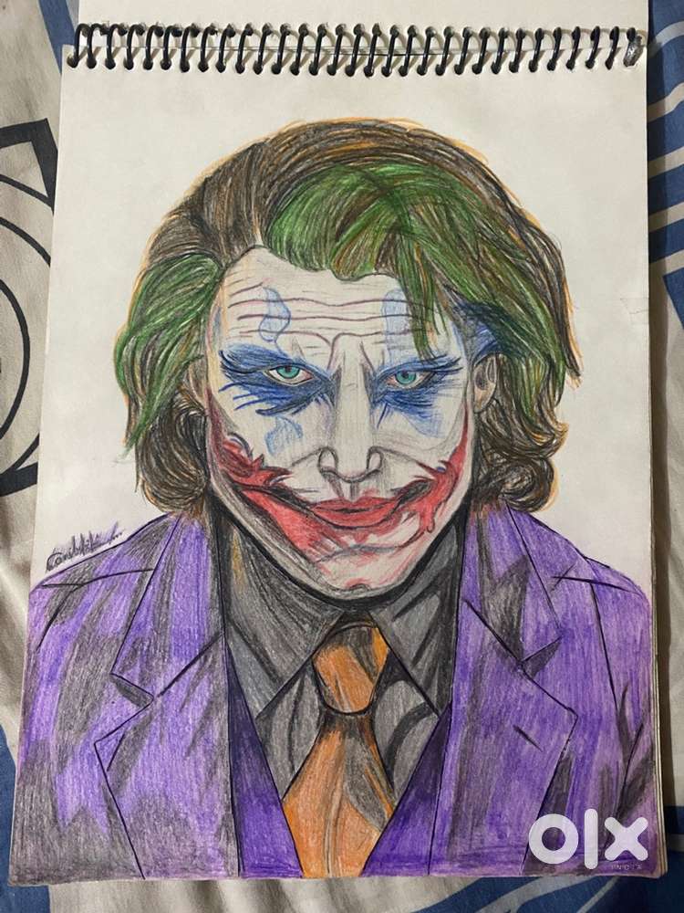 Joker Art drawing
