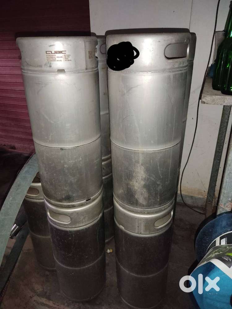 Brewery equipment beer kegs