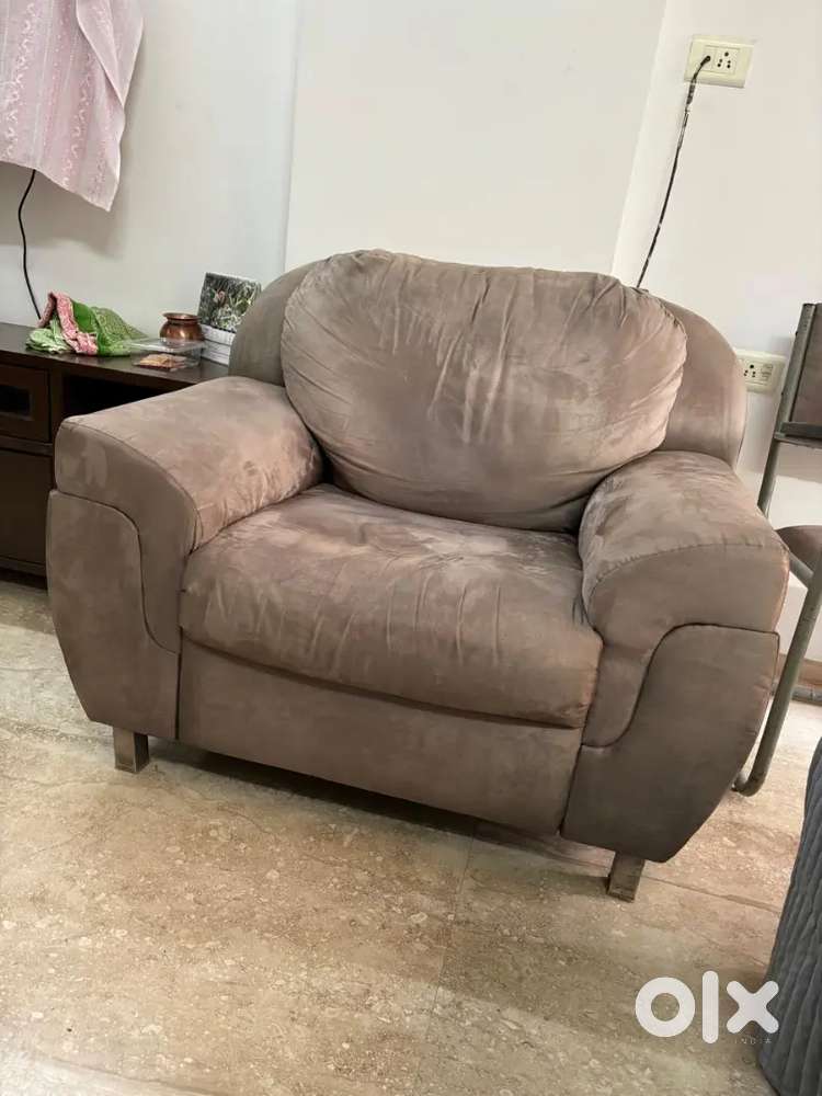 Sofa - Comfortable single seater sofa with armrest-
excellent conditon