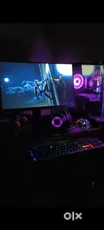 Zebronics keyboard and mouse combo pack with RGB lights good condition