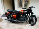 Classic 350 abs orange ember
