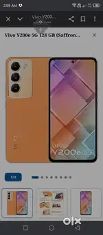 Vivo y 200e0 5g best condition