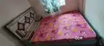 Queen size cot with bed