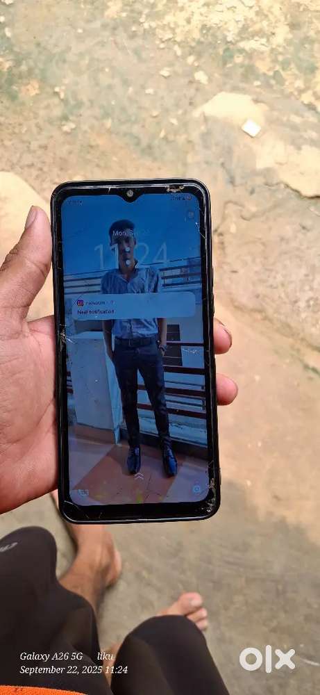 Just screen cracked and all condition ok