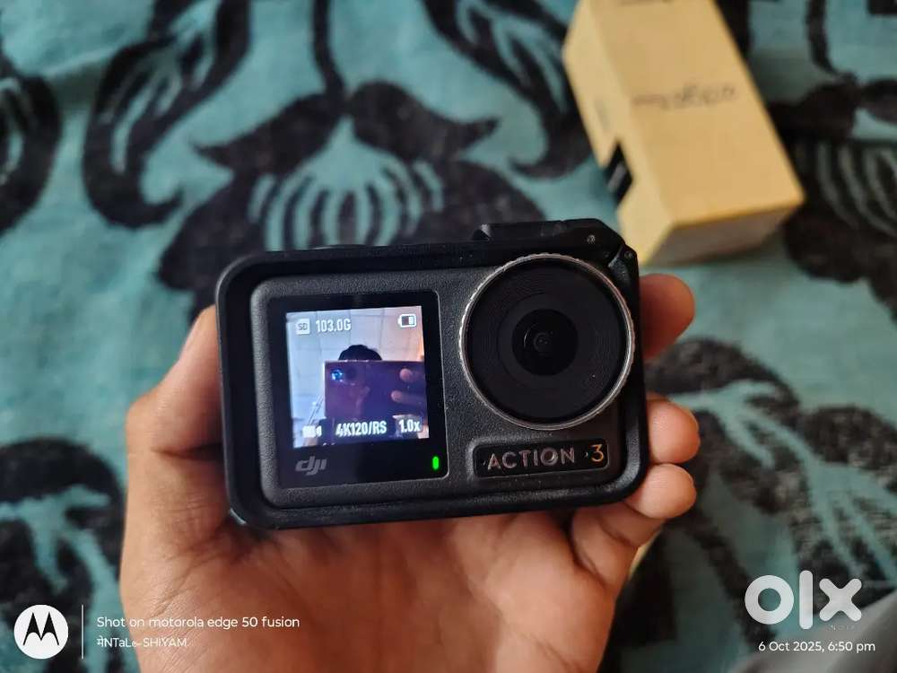 Dji osmo action 3 camera  18,000 ... 5month pld