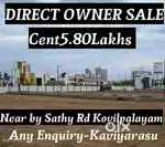 DTCP PLOT SALE SATHY RD@ 700 MT FROM KOVILPALAYAM