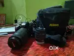 Nikon D3300 with 18-55mm & 70-300mm Lens + WiFi Device + Tripod