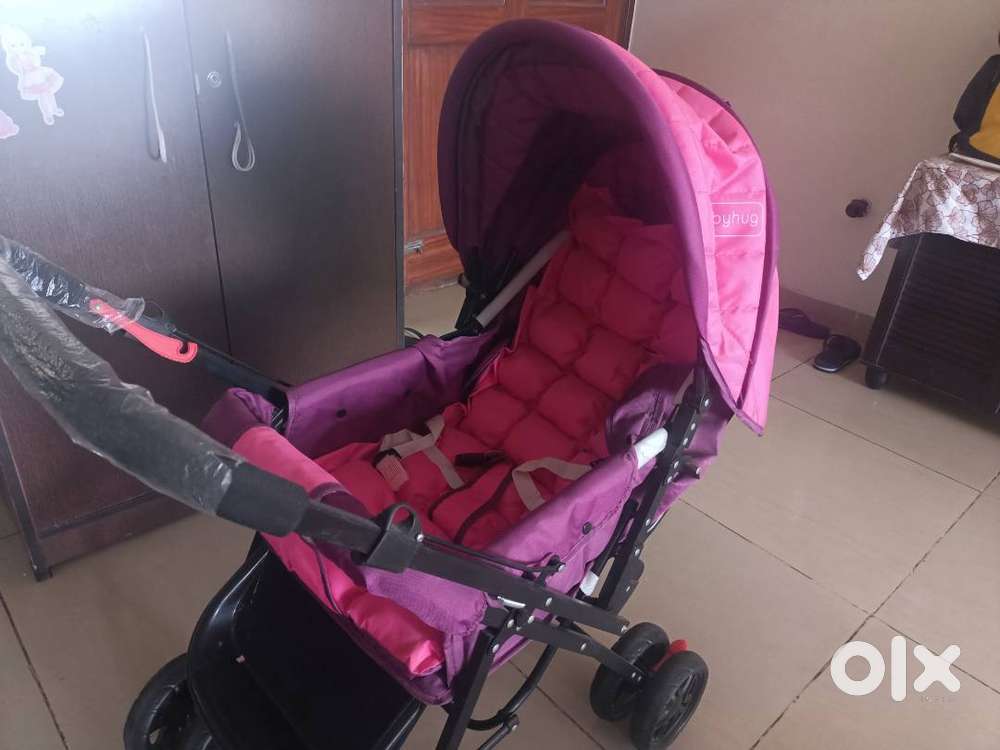 Babyhug rarely used stroller foldable