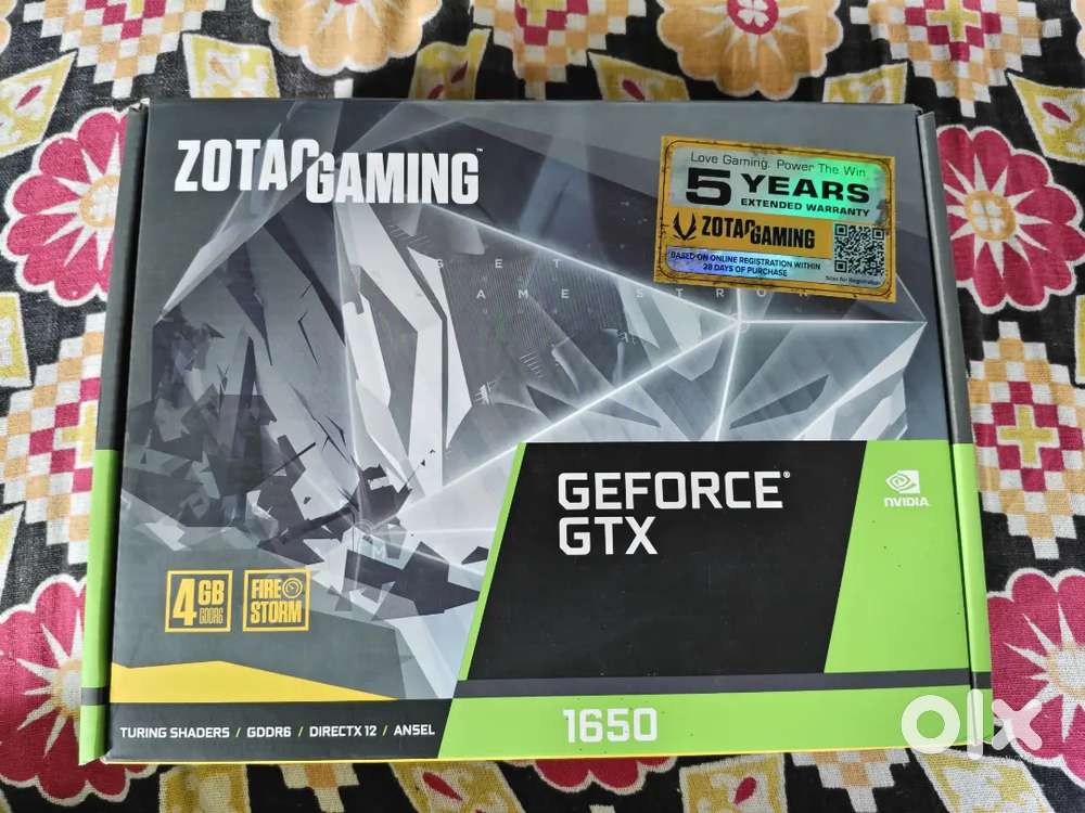 Zotac Gaming GeForce GTX 1650 (Under warranty)