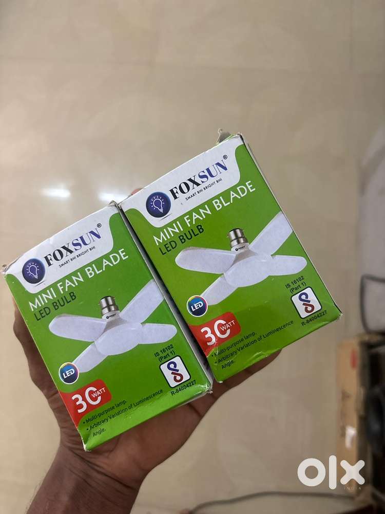 New Foxsun mini fan blade led bulb