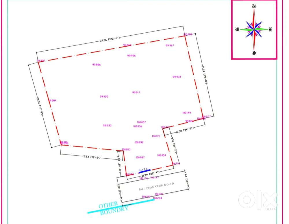 Apt plot for sale in prime location for house.