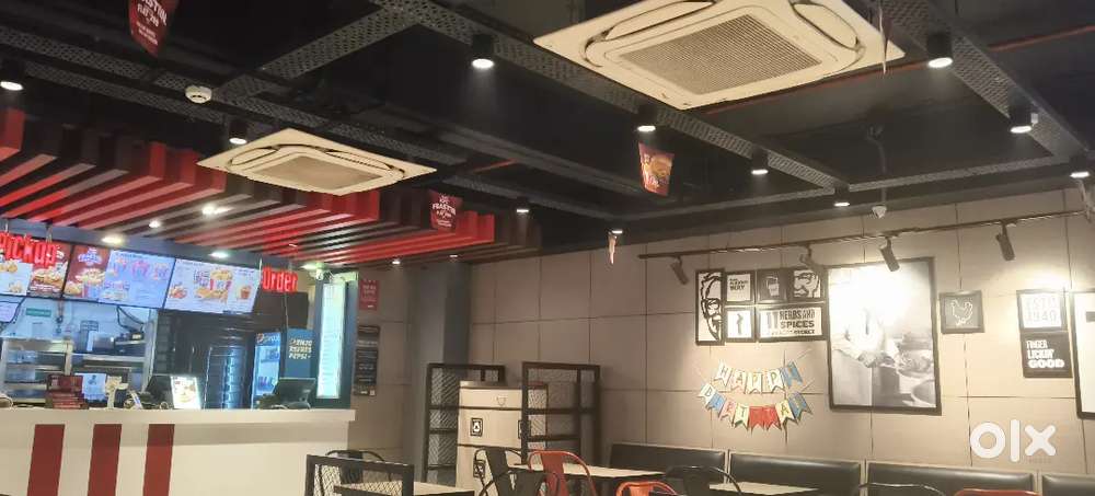 Work in KFC restaurant