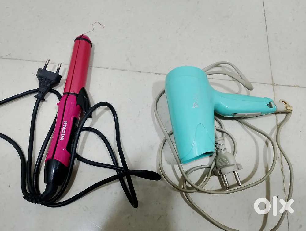Hair dryer and Hair curler