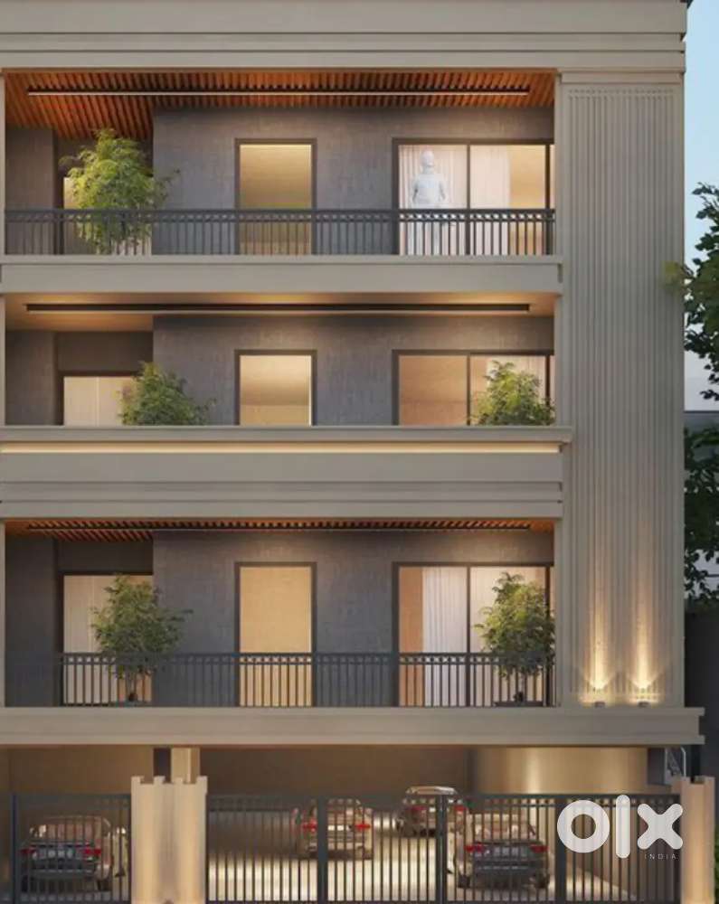 New house with flats or parking for sell