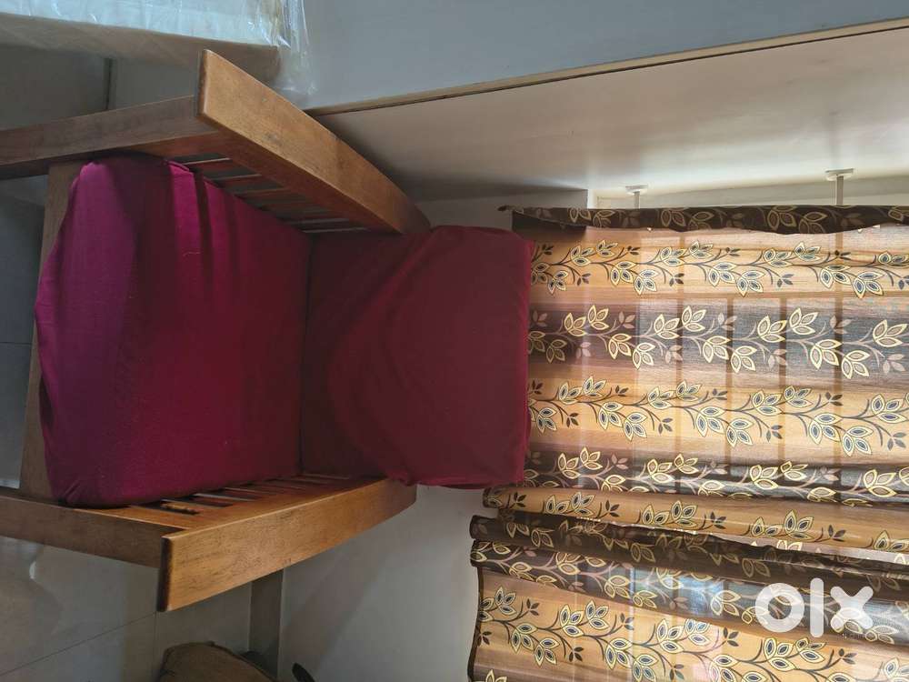 Wooden sofa 3+ 1+ 1 seater