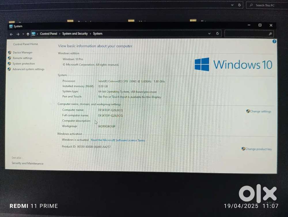 HP All in One Desktop PC