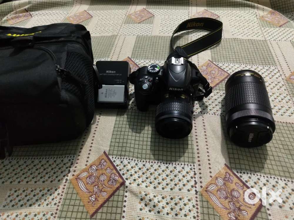 NIKON D3300 WITH 2 LENSE ( 18-55mm , 70-300mm DX VR )