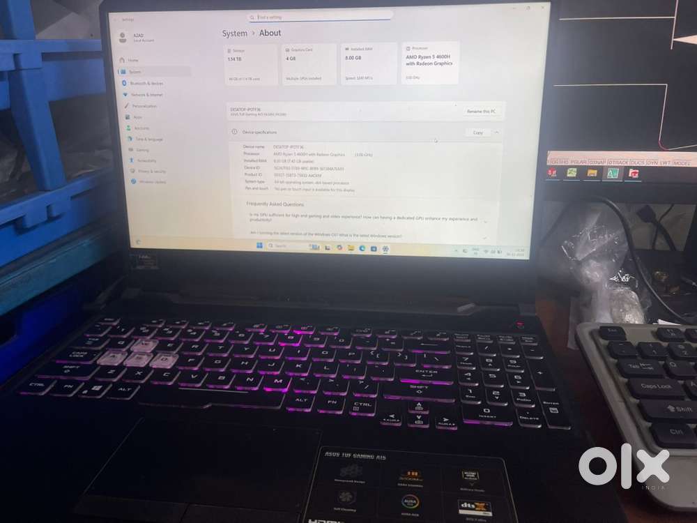 ASUS Tuff Gamming Laptop