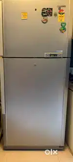 Samsung refrigerator 468L, double door, 4 star, silver grey