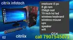 wrrnty core i5 pc 8gb ram 256 gb ssd 19 inch hd led ups wifi