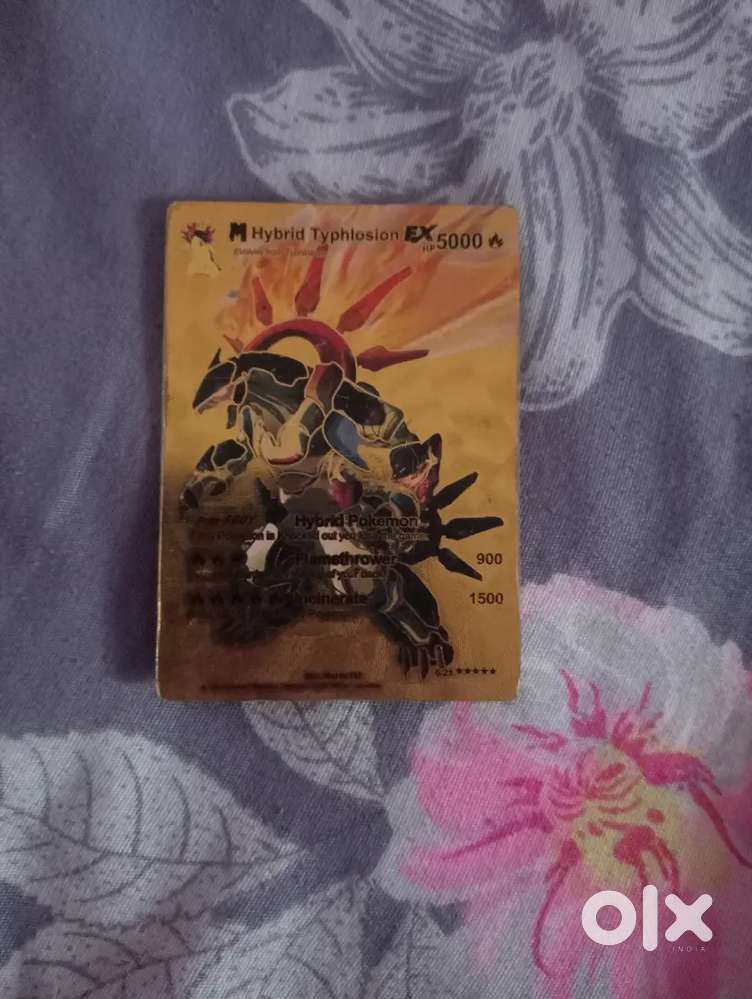 Pokemon gold card