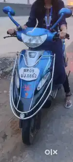 The TVS Scooty Pep, 2017 model with 4000 km driven in good condition