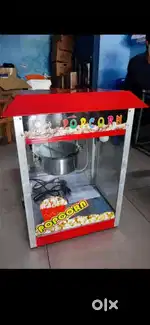 Popcorn and cotton candy machine