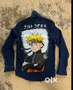 Naruto customized us polo denim shirt small